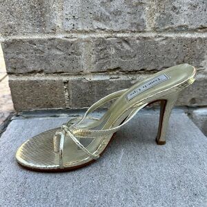 Touch Ups Gold Heeled Sandals